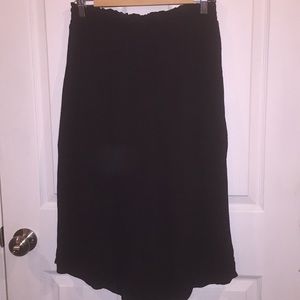 Black culottes.